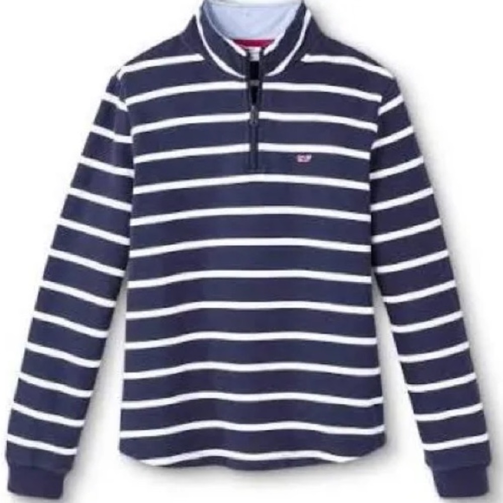 Vineyard vines for target striped quarter zip